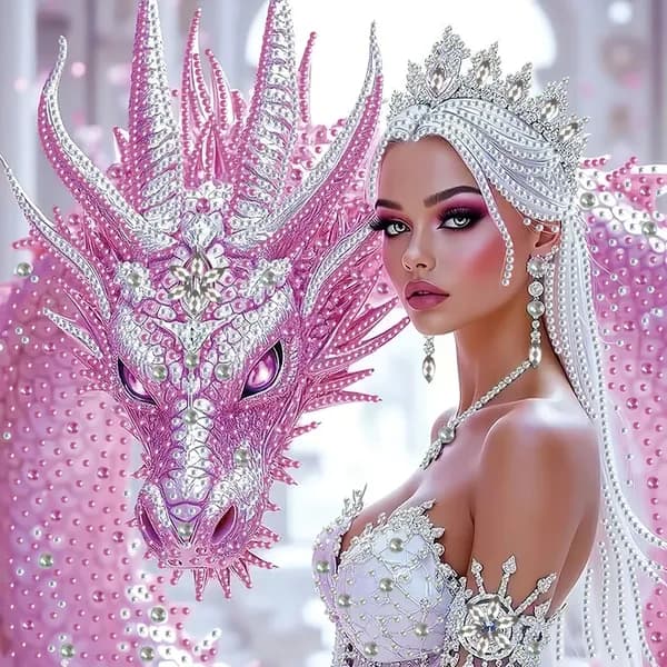 1 комплект DIY 5D-рисунок из алмазов без рамки