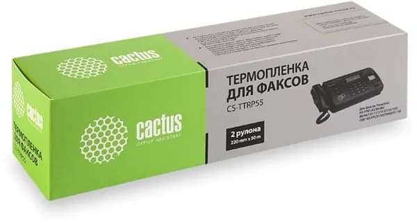 Термопленка Cactus CS-TTRP55 (KX-FA55A) черный для принтеров Panasonic