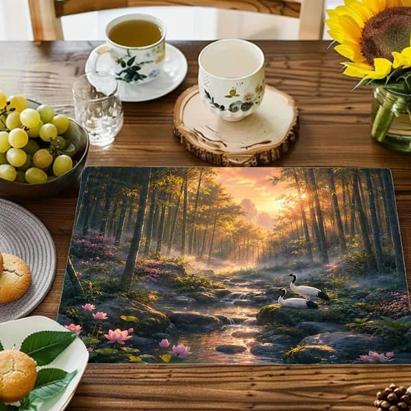 Салфетка сервировочная Искусственные материалы 32x42см, 1шт.