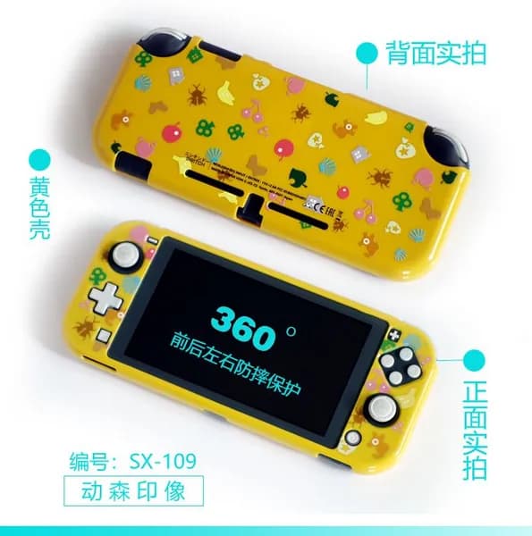 Защитный чехол для Switch Lite, полное покрытие верхней и нижней частей, окрашенный защитный чехол для игровой консоли NSL.