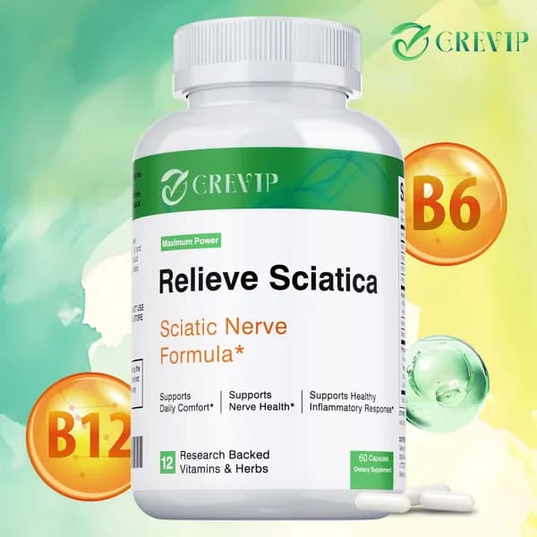 Формула Grevip Sciatica предназначена для облегчения симптомов ишиаса, поддержания здоровья нервов и здоровой воспалительной реакции.