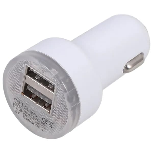 Зарядное устройство с двумя USB-портами, Быстрая зарядка, 1 Штука