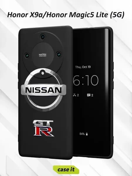Чехол на Honor X9a Honor Magic 5 Lite 5G Логотип Нисан