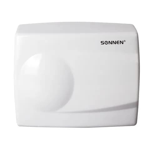 Сушилка SONNEN HD-298 для рук, 1500 Вт, металлический корпус, антивандальная, белая (604193-4027)