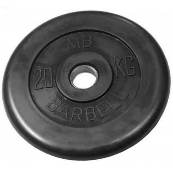 Mb Barbell Диски для штанги, 20 кг, диаметр диска: 36 см