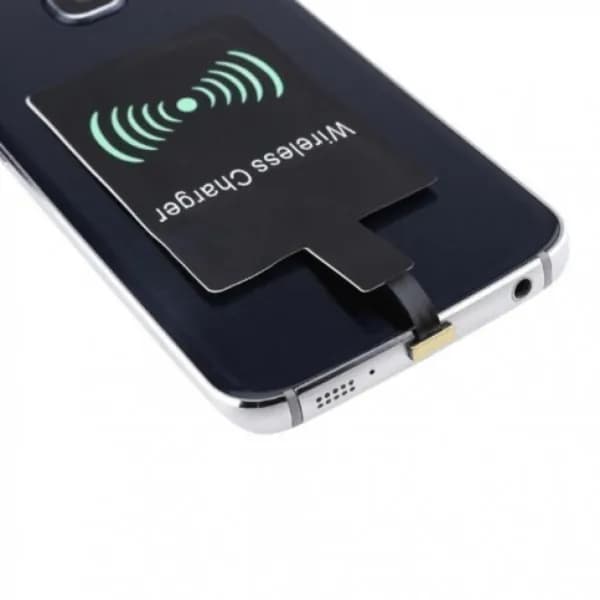 Приемник-адаптер QI беспроводной зарядки для смартфонов на Android с разъемом Micro-USB type B
