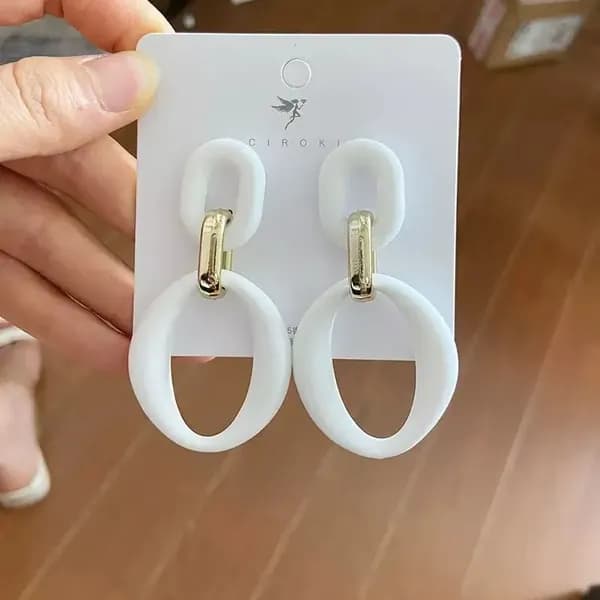 Серьги крупные