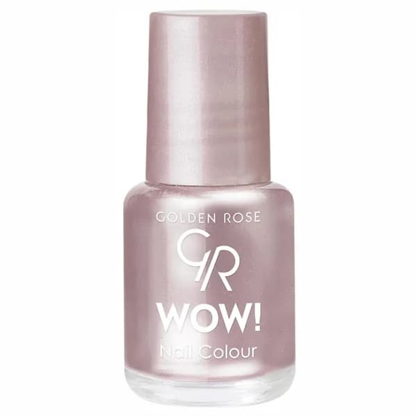 Golden Rose Лак для ногтей WOW, тон 091 розово-бежевые искры