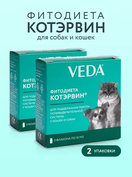 Кот Эрвин для кошек и собак лечение мочекаменной 2 пачки