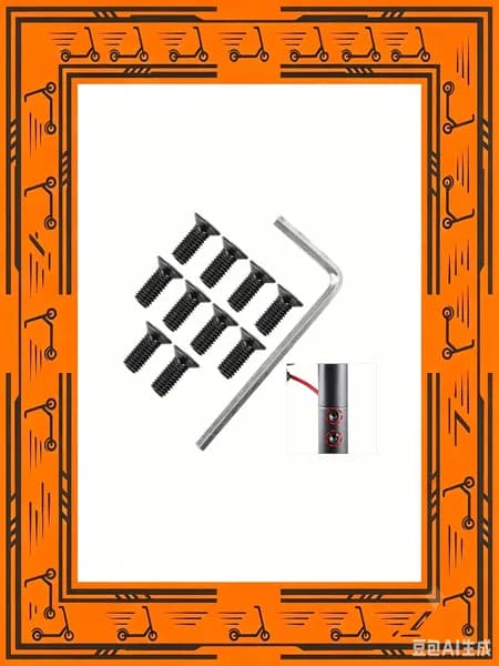 Для Xiaomi 1S M365 шурупы передней стойки, сталь, 10/20 шт., упрощенная установка