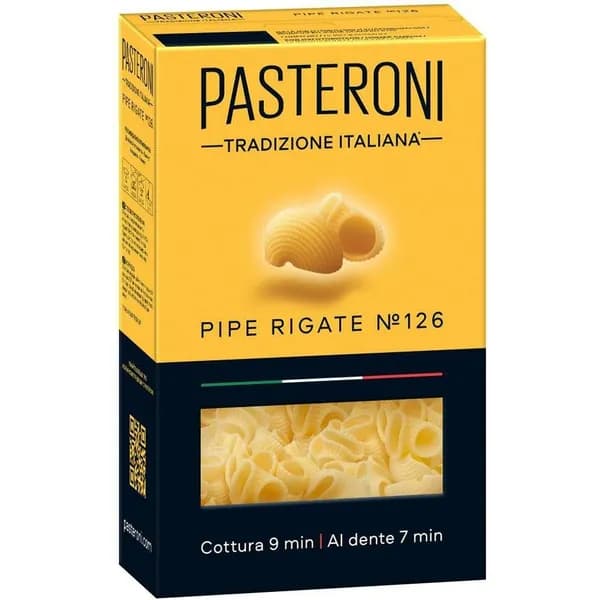 Макаронные изделия Pasteroni Пипе ригате No 129 400 г