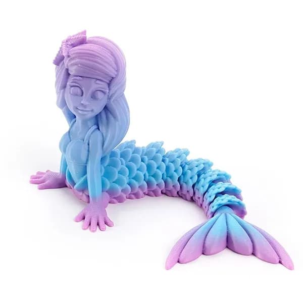 Мини-фигурка русалки 3D печать