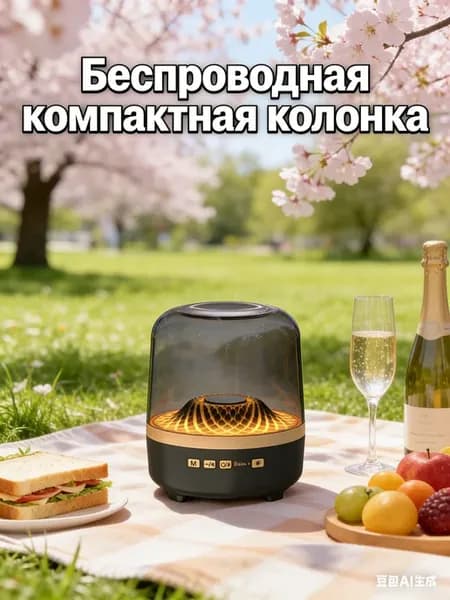 Мощная беспроводная музыкальная bluetooth колонка
