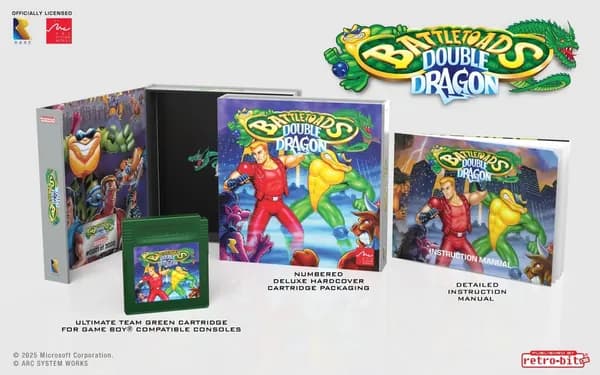 Игра Battletoads Double Dragon - Limited Run Games Gameboy Cartridge (8 bit, Английская версия)