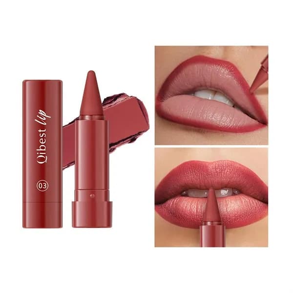 Матовая матовая вращающаяся губная помада, стойкая и легко окрашиваемая, водостойкая