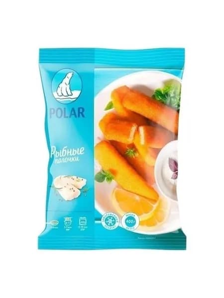 Рыбные палочки Polar из трески в панировке замороженные 400 г