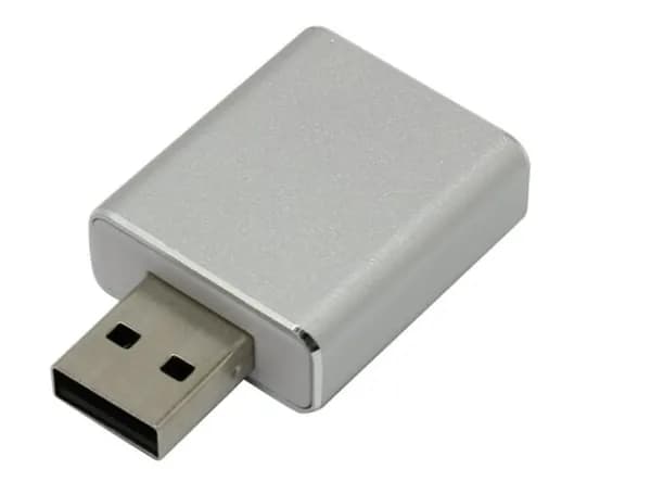 Внешняя звуковая карта USB, модель PAAU005, Espada (для ноутбука/ПК) (PAAU005)