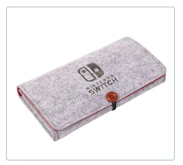 Чехол-переноска для Nintendo Switch 2 компактный войлочный кейс консоли и аксессуаров Защита от пыли и царапин-1