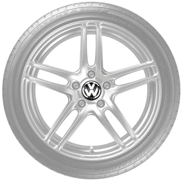 4 шт. хромированные и черные центральные колпаки ступицы 65 мм для VW