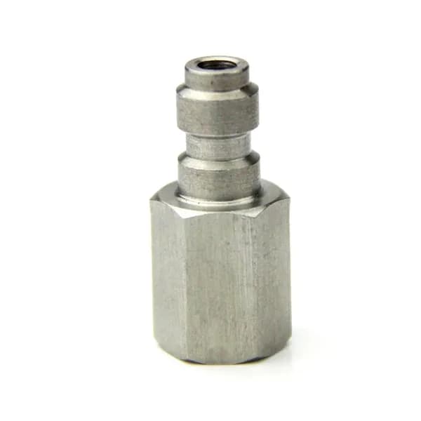 3 шт. NPT1/8 Шланг для заправки пейнтбольного PCP-револьвера с быстроразъемным соединителем (мужской) и переходником с внутренней резьбой (женский) из нержавеющей стали