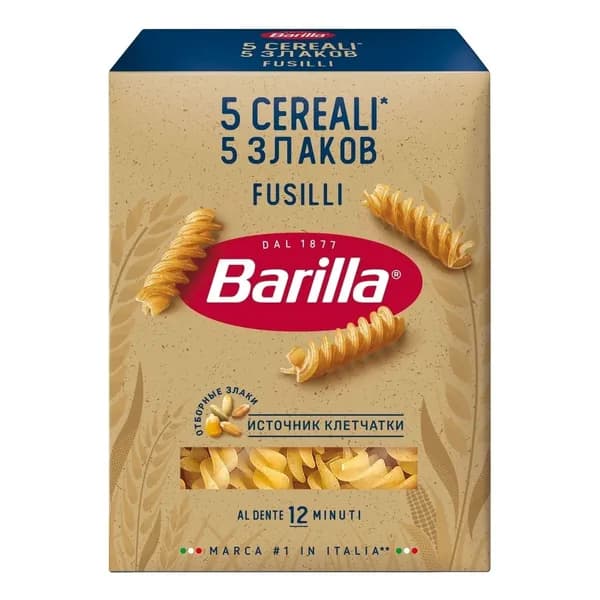 Макаронные изделия Barilla Фузилли 5 Злаков 450 г