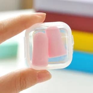 Пенные беруши от шума многоцветные, мягкие шумоизоляционные вкладыши для сна,