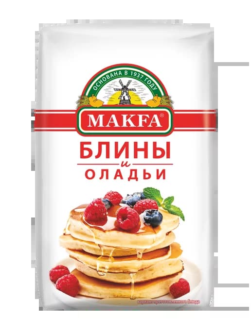 Готовая мучная смесь для блинов и оладий 1 кг