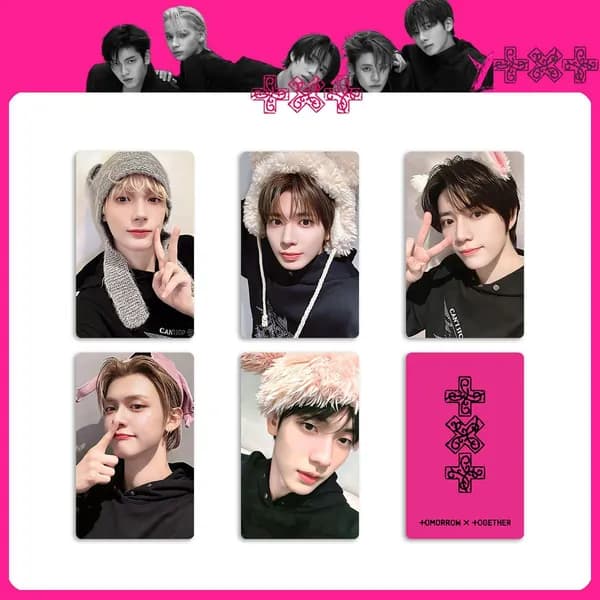 TXT Карточки k-pop карточки коллекционные 54 * 86 мм 5 шт