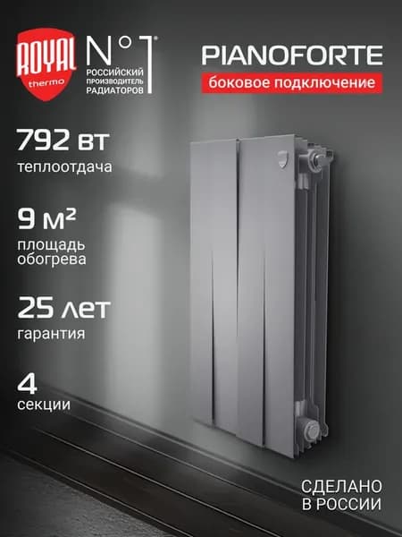 Радиатор биметаллический PianoForte 500