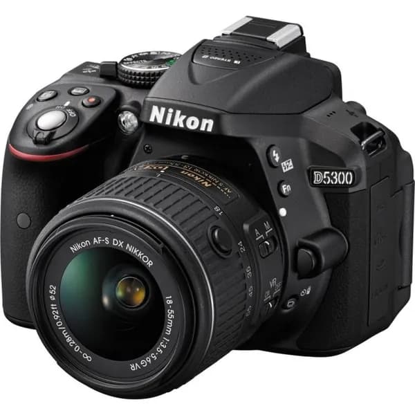 Фотоаппарат Nikon D5300 Kit AF-P 18-55mm f/3.5-5.6 VR, черный