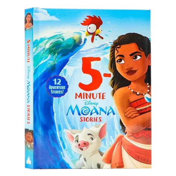 Печатная книга 5-Minute Disney Moana Stories