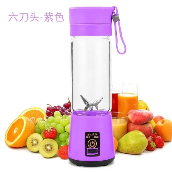Соковыжималка электрическая комбинированная SKU00141_SKU00141-ZI4YESHUANGJIYING, фиолетовый