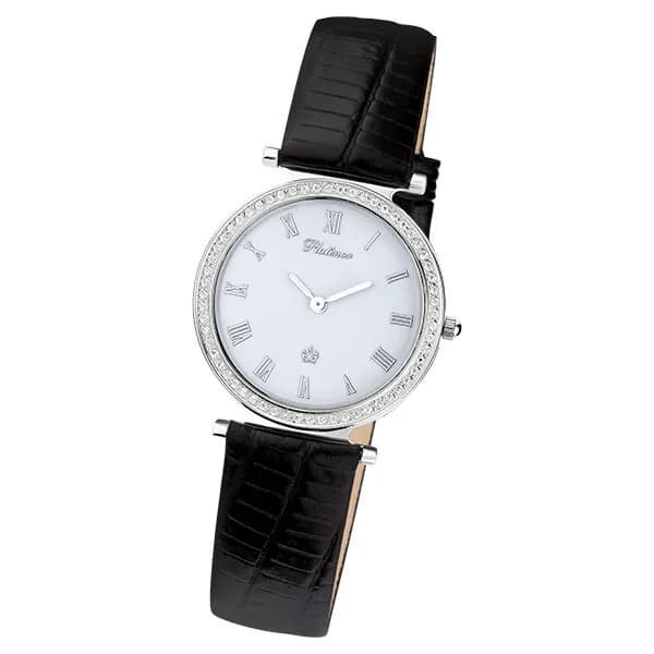 Женские серебряные часы Platinor Сабина, арт. 93206.115
