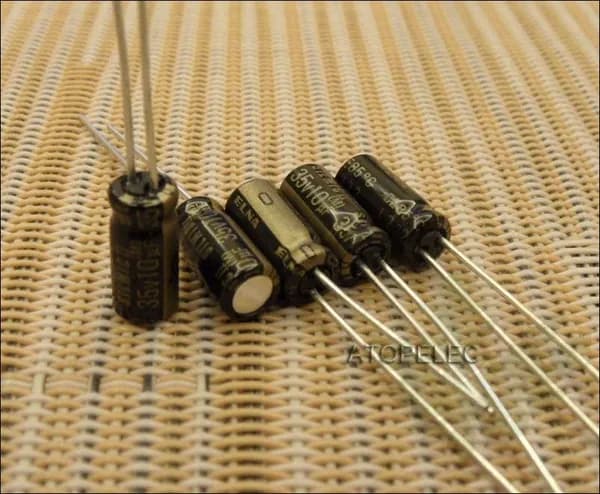 4 шт. 10uF 35V ELNA SILMIC II Аудио электролитический конденсатор
