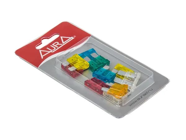 Комплект Автомобильных Предохранителей AURA FAT- NSET , 10 штук
