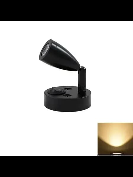 Светодиодная лампа для чтения Black 3000K, 12В