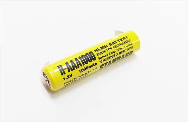 Аккумулятор Energy Technology AAA OEM Standart H-AAA1000T 1.2v 1000mAh Ni-Mh (с пластинами) , 1шт.