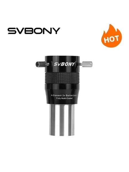 SVBONY SV216 Окуляр Барлоу 1,25 2x для телескопа
