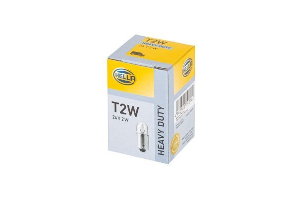 Лампа 24V T2W BA9S (Hella)
