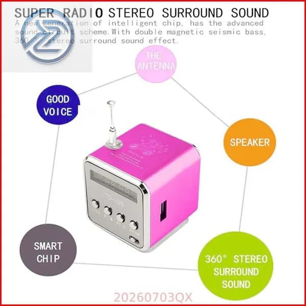 Мини-колонка 3 Вт с MP3, TF-картой и USB