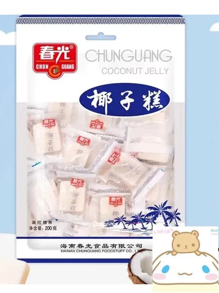 Хайнань специальности Chunguang кокосового пирога конфеты 200г
