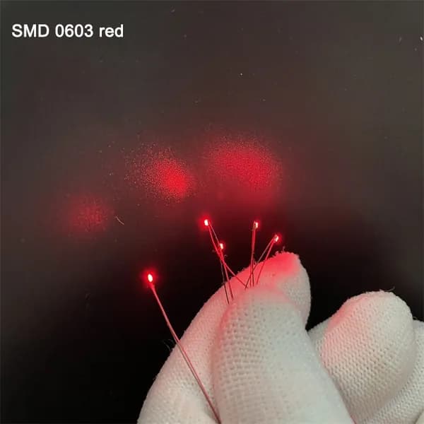 0603 Миниатюрные лампы SMD Led DIY Материальные лампы для моделирования железнодорожных сцен HO