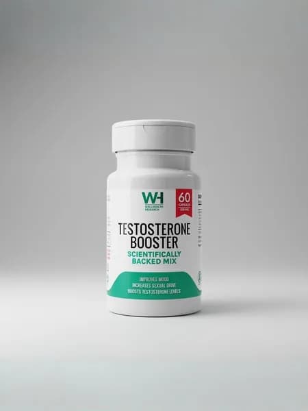 TESTOSTERONE BOOSTER Тестобустер натуральная растительная добавка для мужчин 60 капсул Well-Health Research