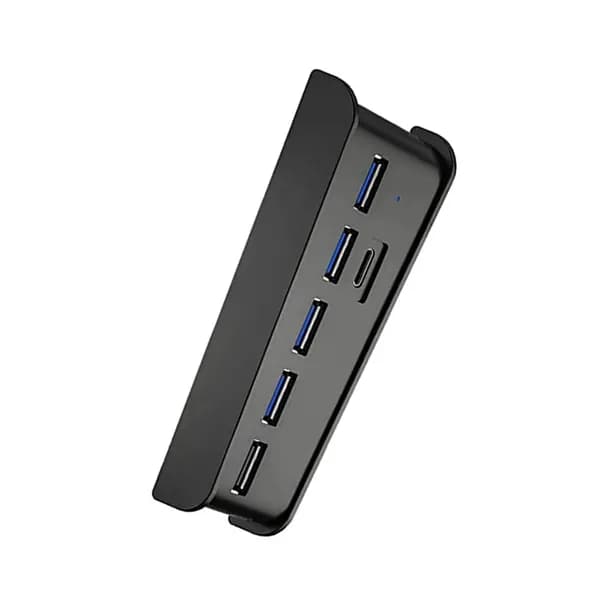 Станция Зарядки Usb 2.0 Для Ps5, Абс Пластик, Высокая Скорость Передачи, Поддержка Многих Устройств, 1 Комплект