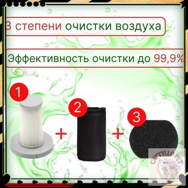 Сменный сетчатый HEPA фильтр для вертикального пылесоса Xiaomi Deerma DX700, DX700S, DX700C, DX700 PRO