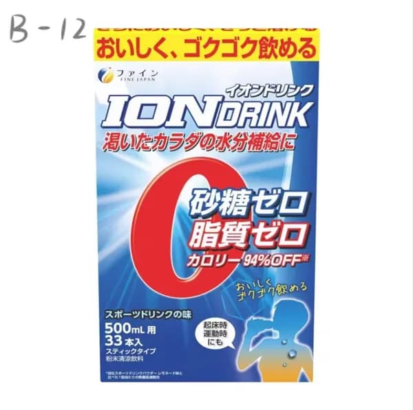 Изотоник Fine Japan / Калий, кальций, магний / 33 стика без сахара-ZCM