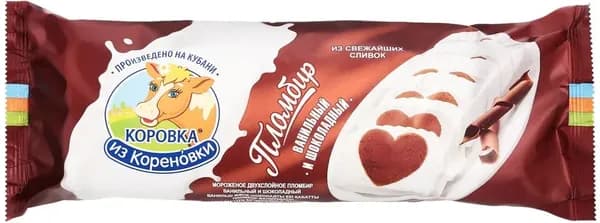 Мороженое Полено Двухслойное Коровка из Кореновки 400 гр
