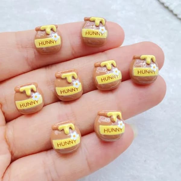 20pcs смола пчел / Медовые банки DIY Ювелирные украшения аксессуары