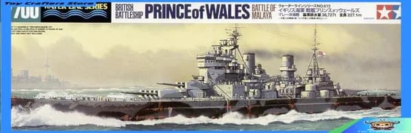 TAMIYA 31615 1/700 Royal Navy HMS Prince of Wales Модель набора британского линейного корабля