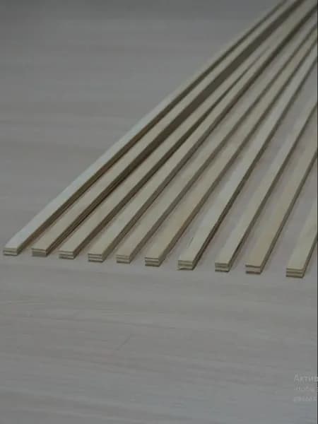 Рейка из фанеры 100 см. 10 шт.